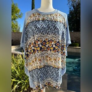 🌺Sew in Love Floral Patchwork Top